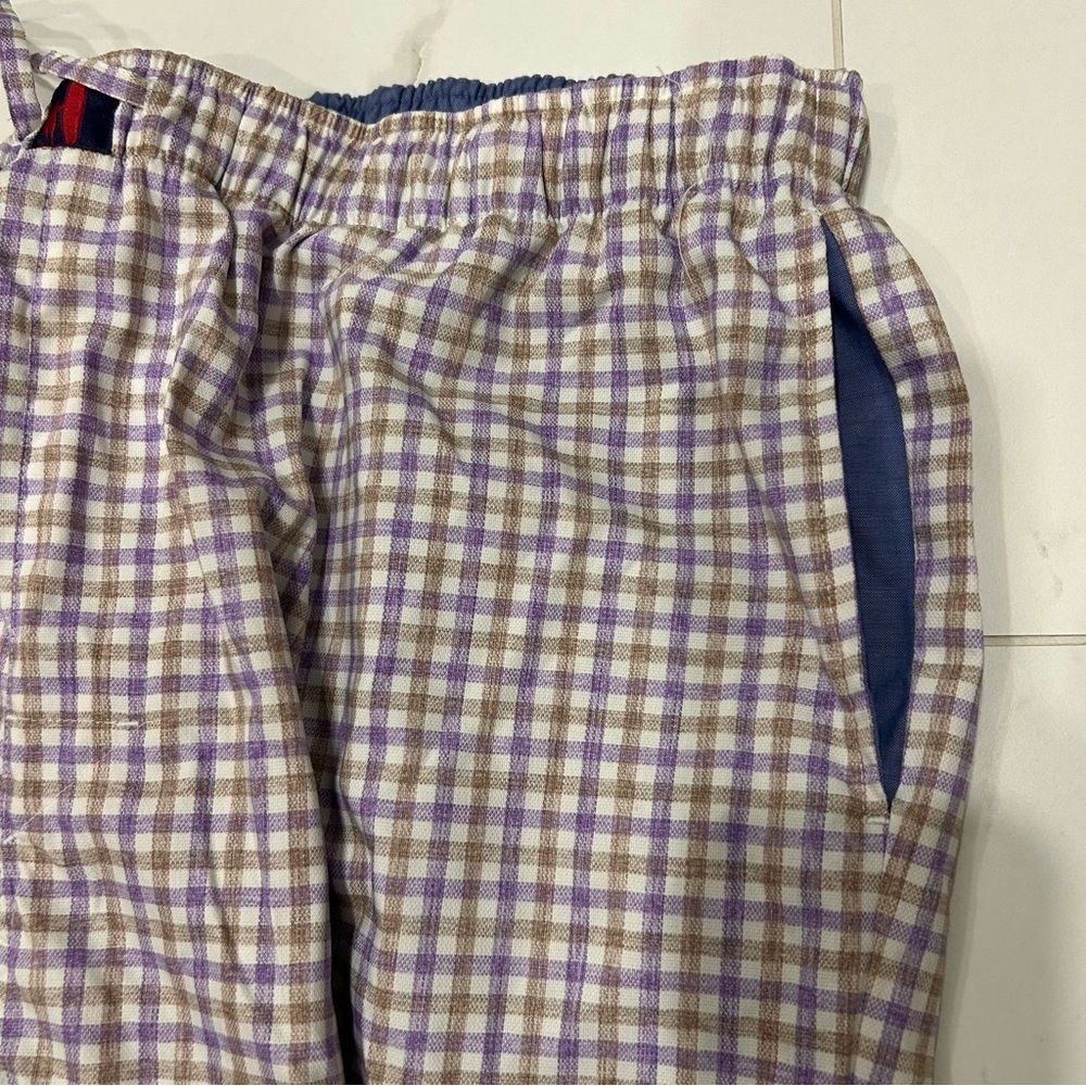 johnnie-O Men’s Rylen Pajama Pant Grape Size Large Excellent Condition - Picture 4 of 7